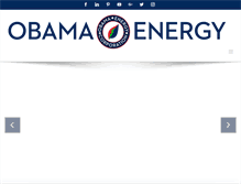 Tablet Screenshot of obamaenergy.com